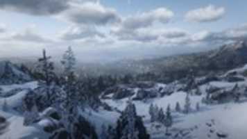 Free download Snowy Landscape [ Red Dead Redemption 2 Screenshot ] free photo or picture to be edited with GIMP online image editor